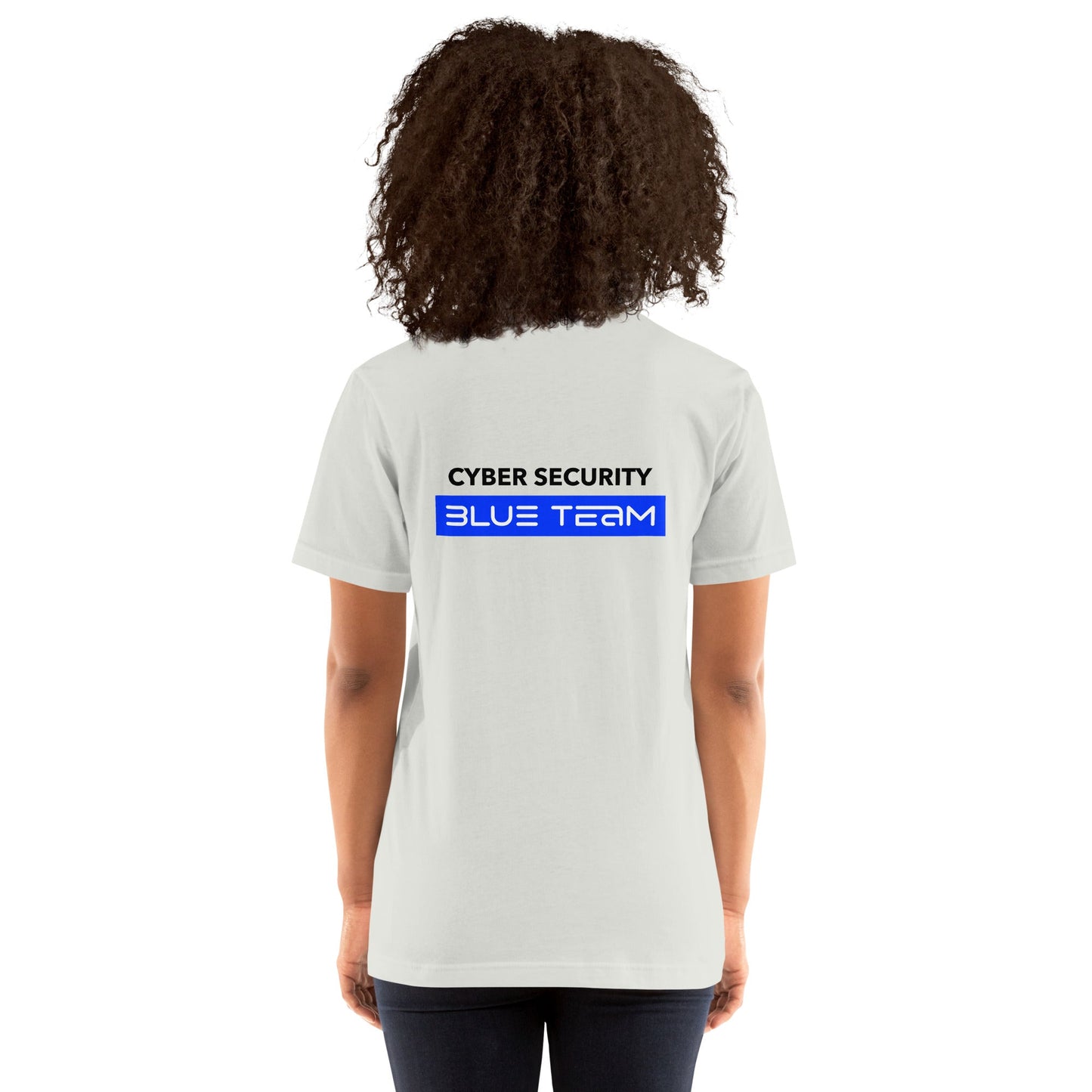 Cyber Security Blue Team V8 - Unisex t-shirt ( Back Print ) by DarkByteGear