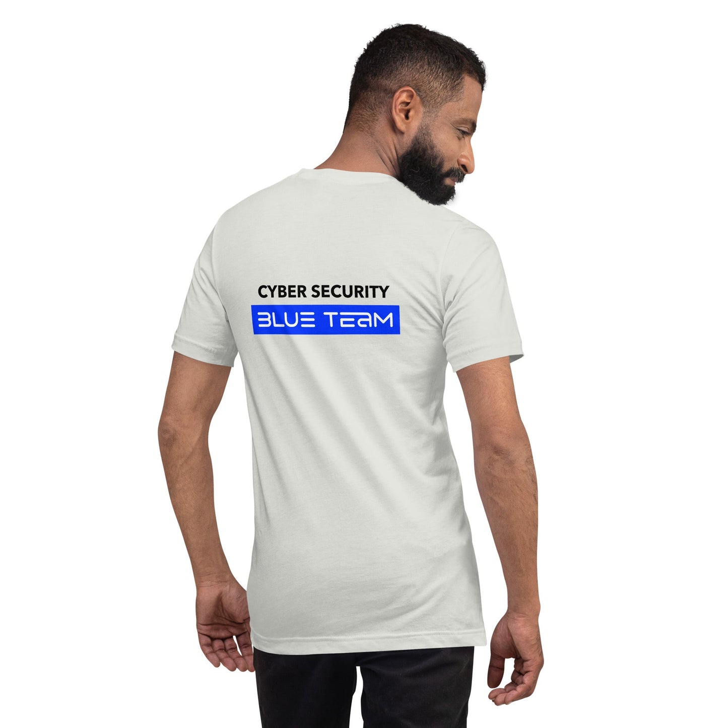 Cyber Security Blue Team V8 - Unisex t-shirt ( Back Print ) by DarkByteGear