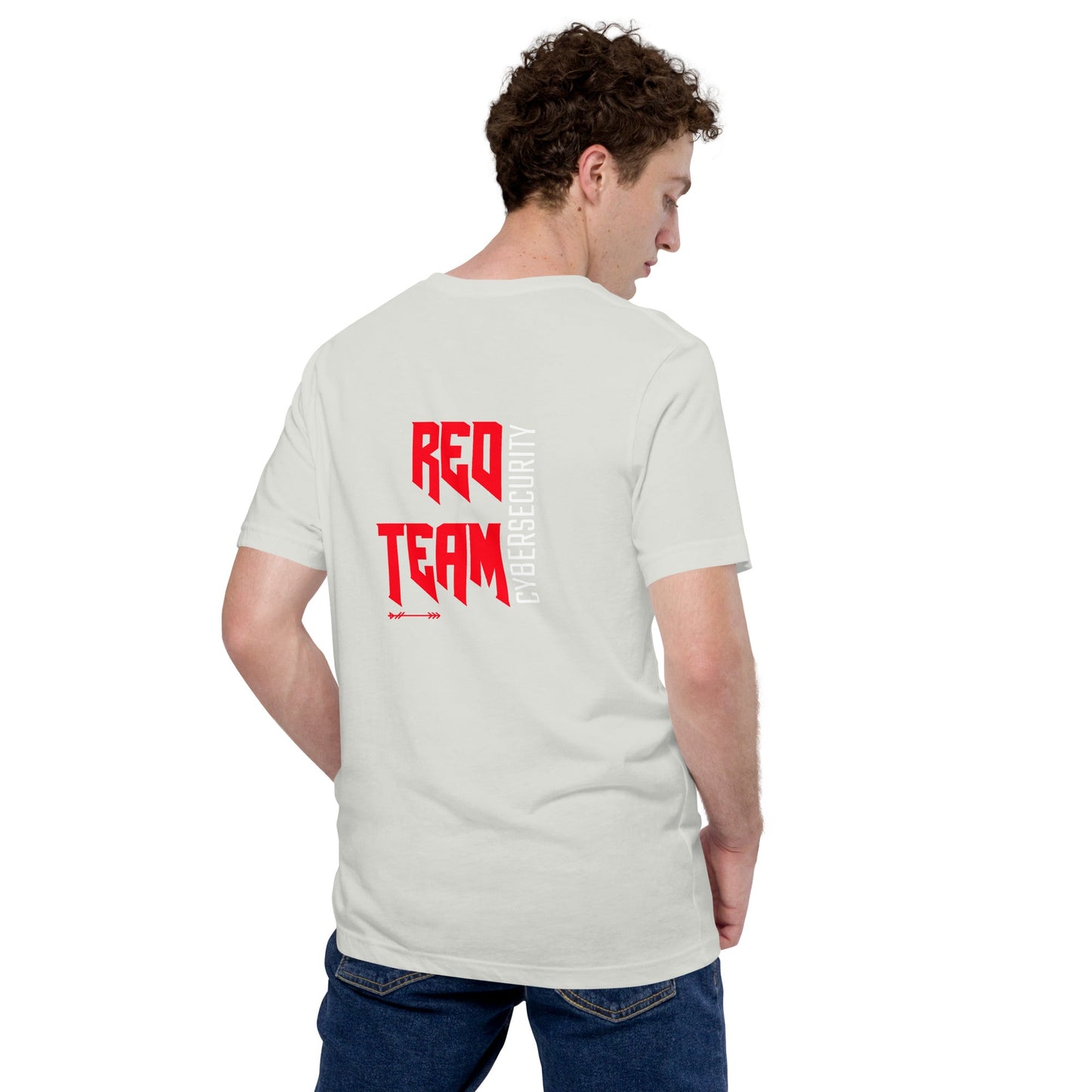 Cyber Security Red Team V9 - Unisex t-shirt ( Back Print ) by DarkByteGear