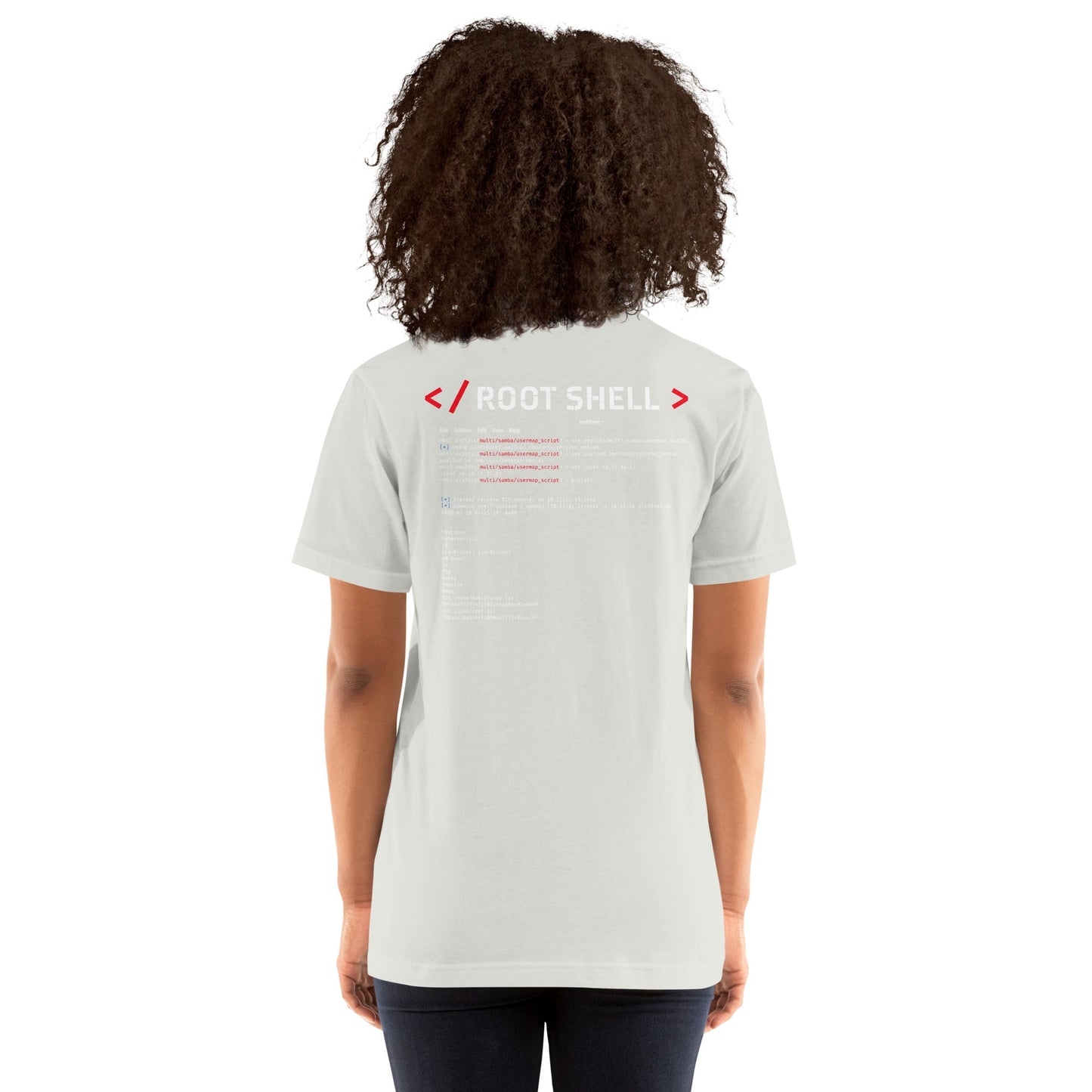 Root Shell - Unisex t-shirt ( Back Print ) by DarkByteGear