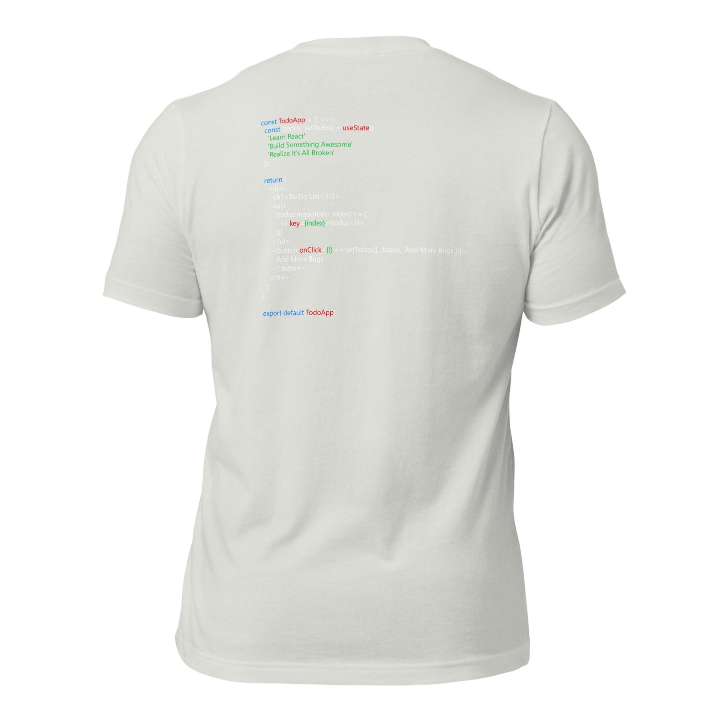The Classic To-Do List - Unisex t-shirt (back print) by DarkByteGear