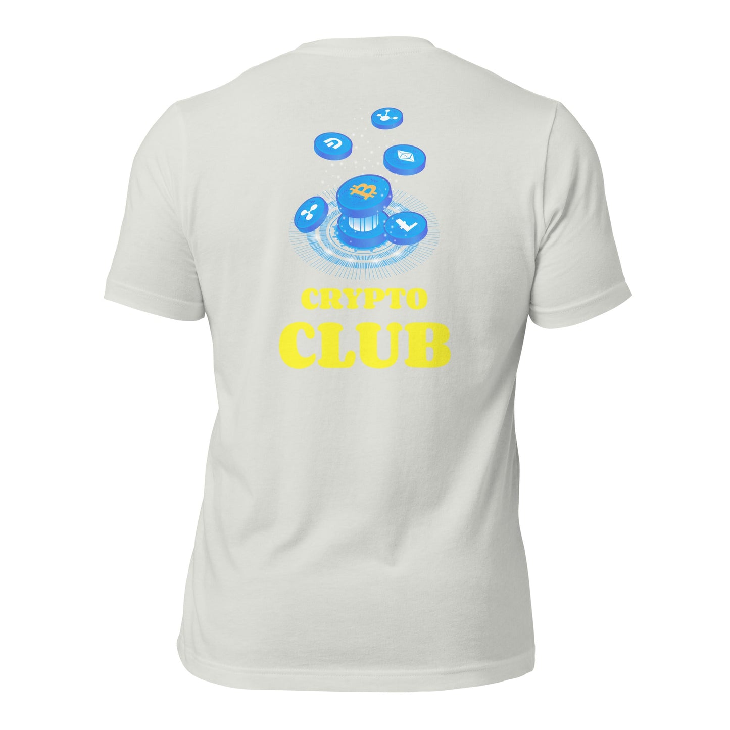 Crypto Club - Unisex t-shirt ( Back Print ) by DarkByteGear