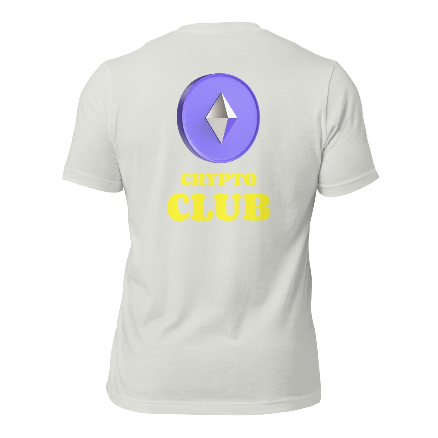 Crypto Club V2 - Unisex t-shirt ( Back Print ) by DarkByteGear