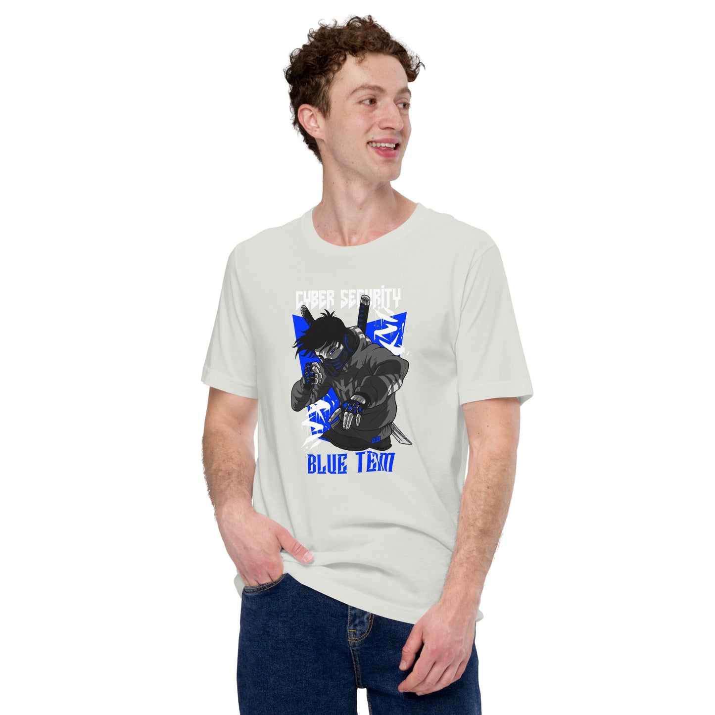 Cyber Security Blue Team V3 - Short-Sleeve Unisex T-Shirt by DarkByteGear