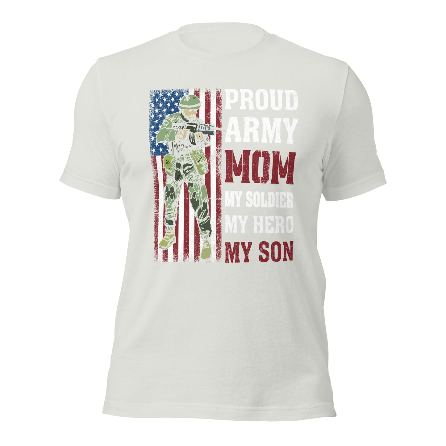 Proud Army Mom - Unisex t-shirt by DarkByteGear