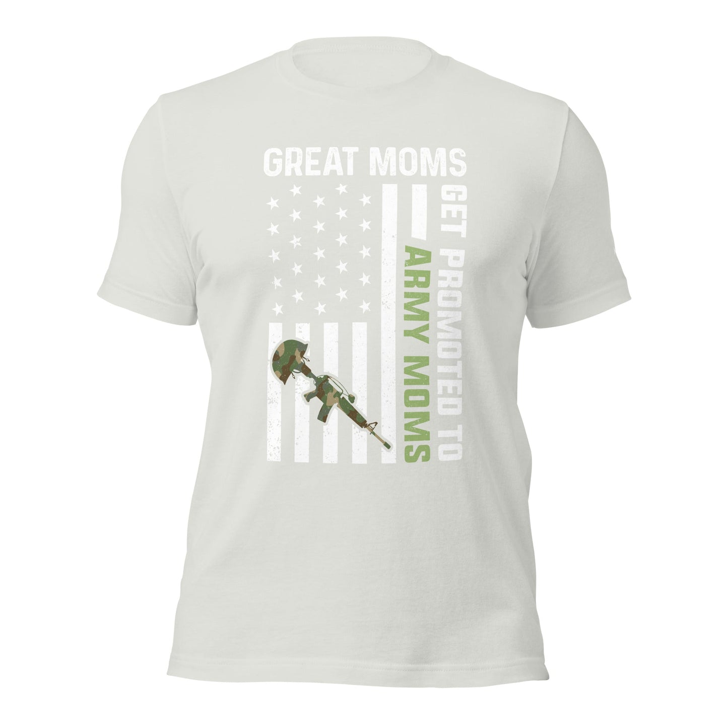 Army Moms, Great Moms promoted - Unisex t-shirt by DarkByteGear
