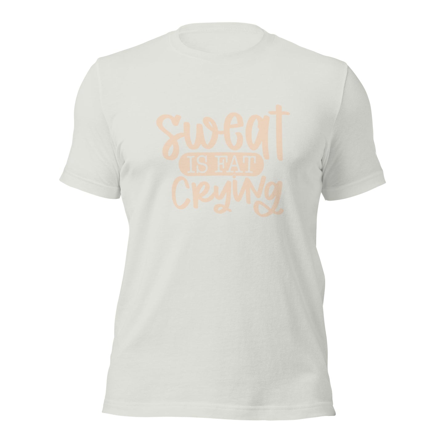 Sweat is fat crying - Unisex t-shirt by DarkByteGear