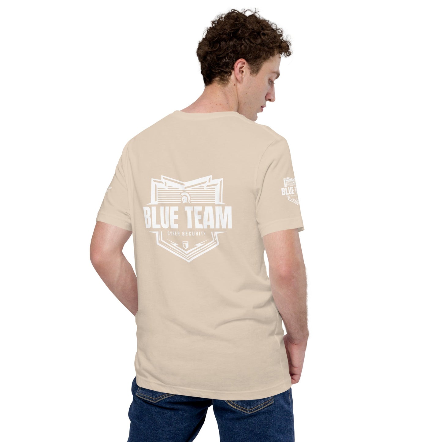 Cyber Security Blue Team V1 - Unisex t-shirt ( Back Print ) by DarkByteGear