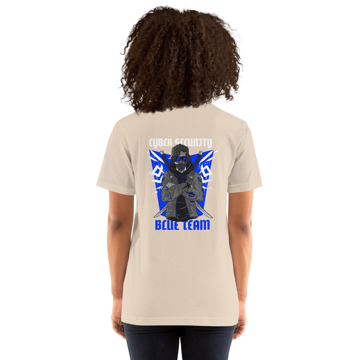 Cyber Security Blue Team V3 - Unisex t-shirt ( Back Print ) by DarkByteGear