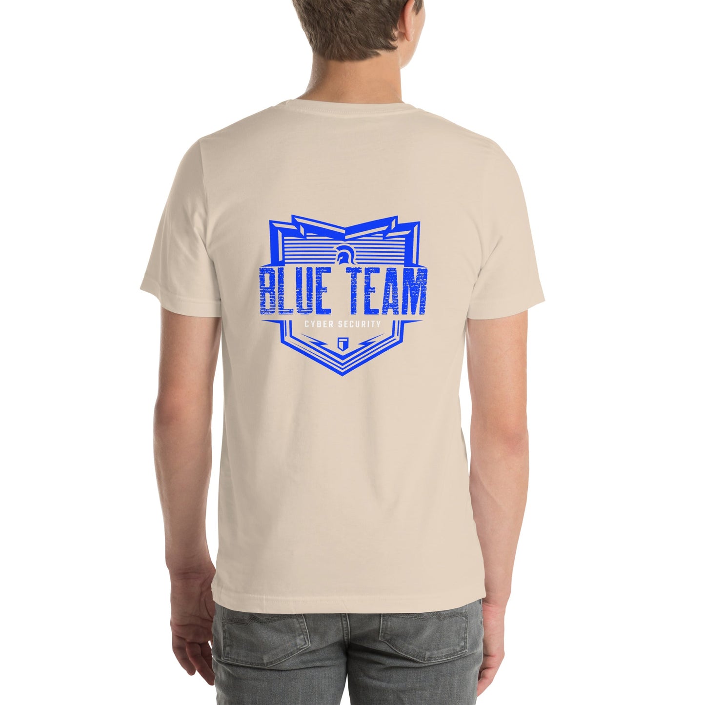 Cyber Security Blue Team V13 - Unisex t-shirt ( Back Print ) by DarkByteGear