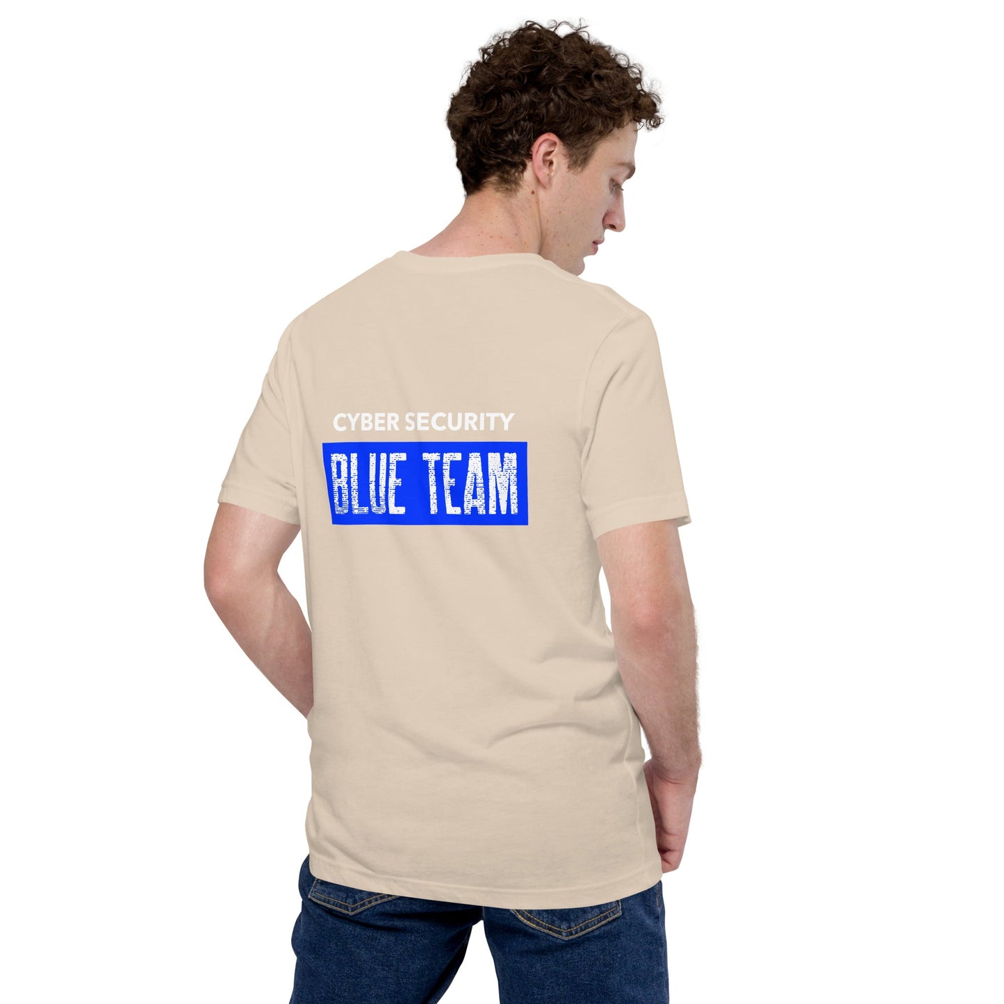 Cyber Security Blue Team V5 - Unisex t-shirt ( Back Print ) by DarkByteGear