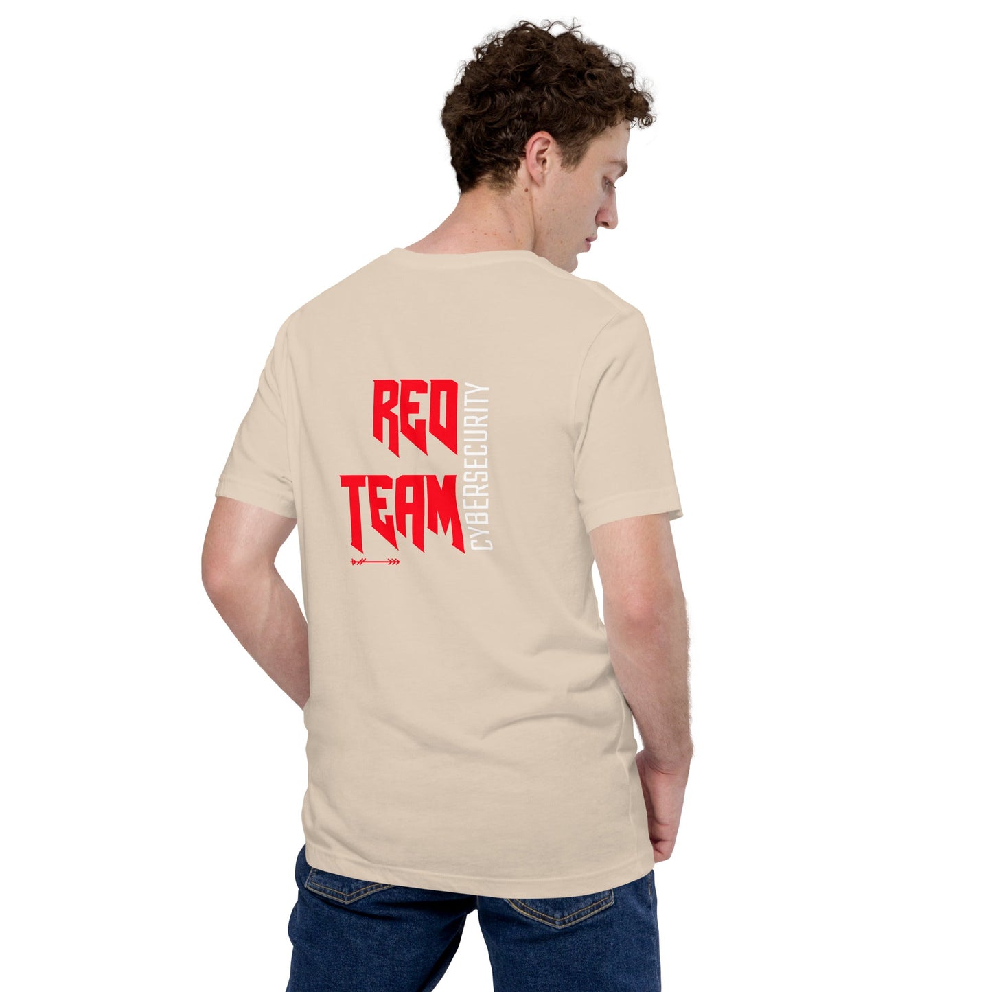 Cyber Security Red Team V9 - Unisex t-shirt ( Back Print ) by DarkByteGear