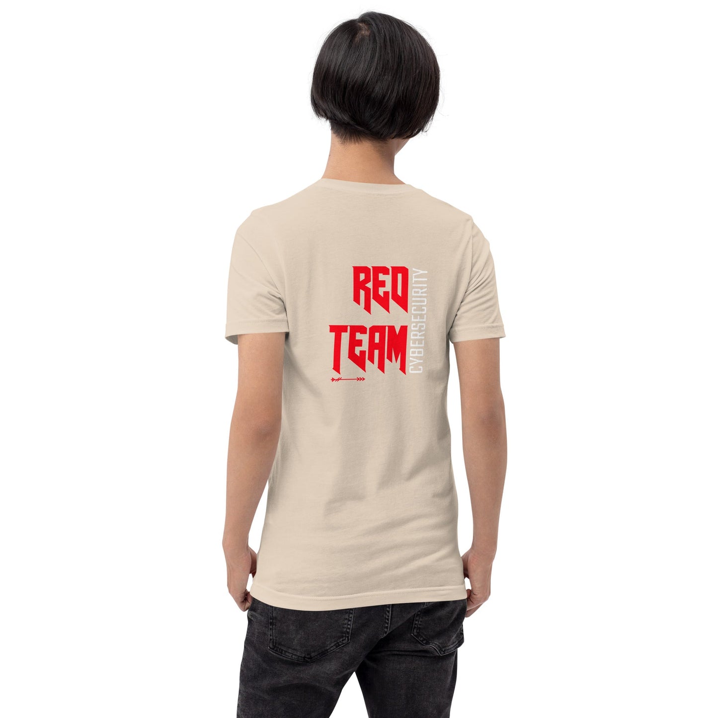 Cyber Security Red Team V9 - Unisex t-shirt ( Back Print ) by DarkByteGear