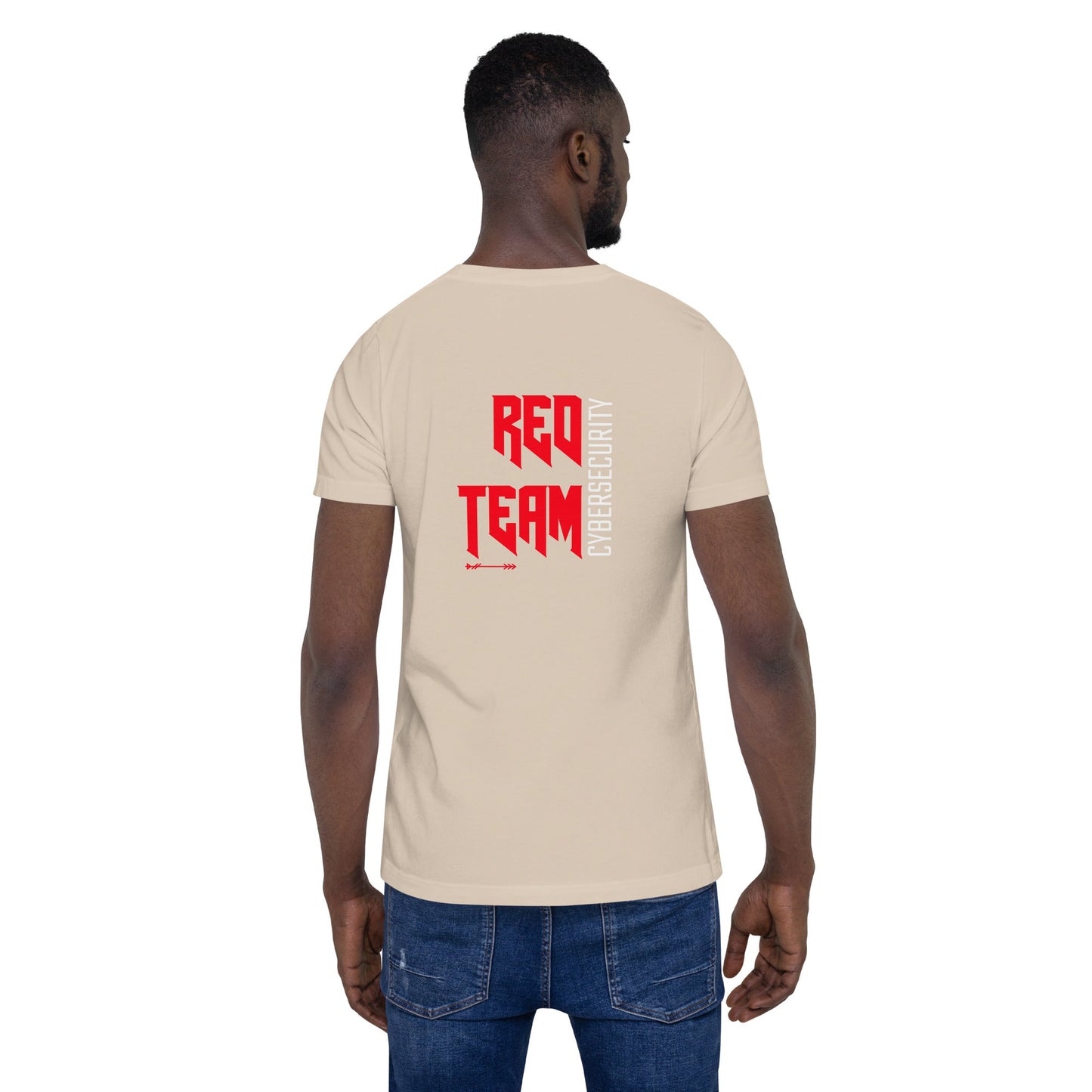 Cyber Security Red Team V9 - Unisex t-shirt ( Back Print ) by DarkByteGear