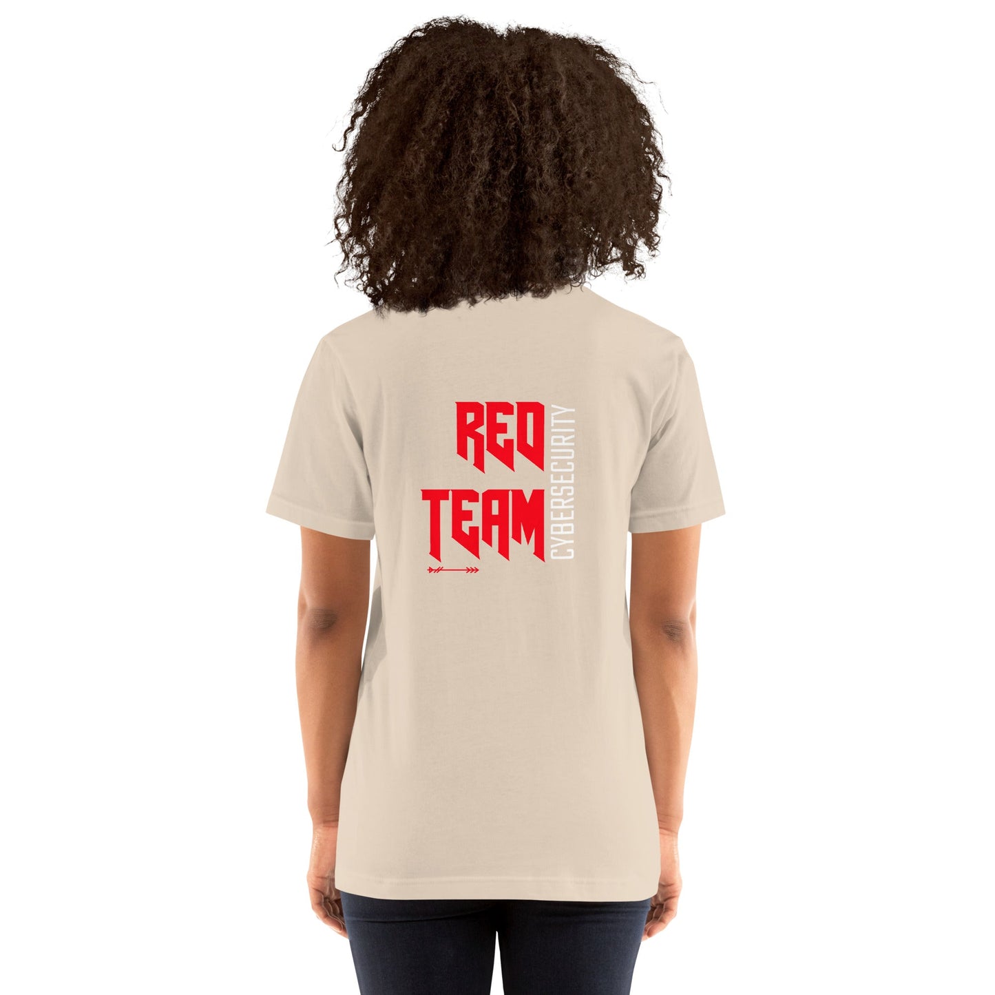 Cyber Security Red Team V9 - Unisex t-shirt ( Back Print ) by DarkByteGear