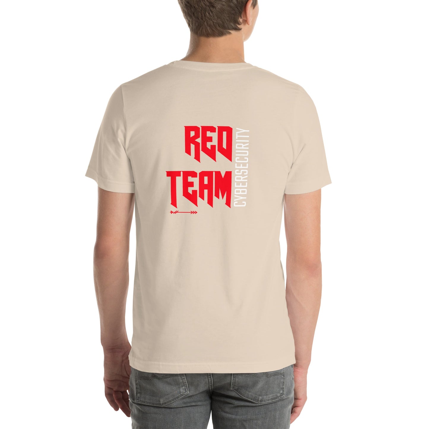 Cyber Security Red Team V9 - Unisex t-shirt ( Back Print ) by DarkByteGear