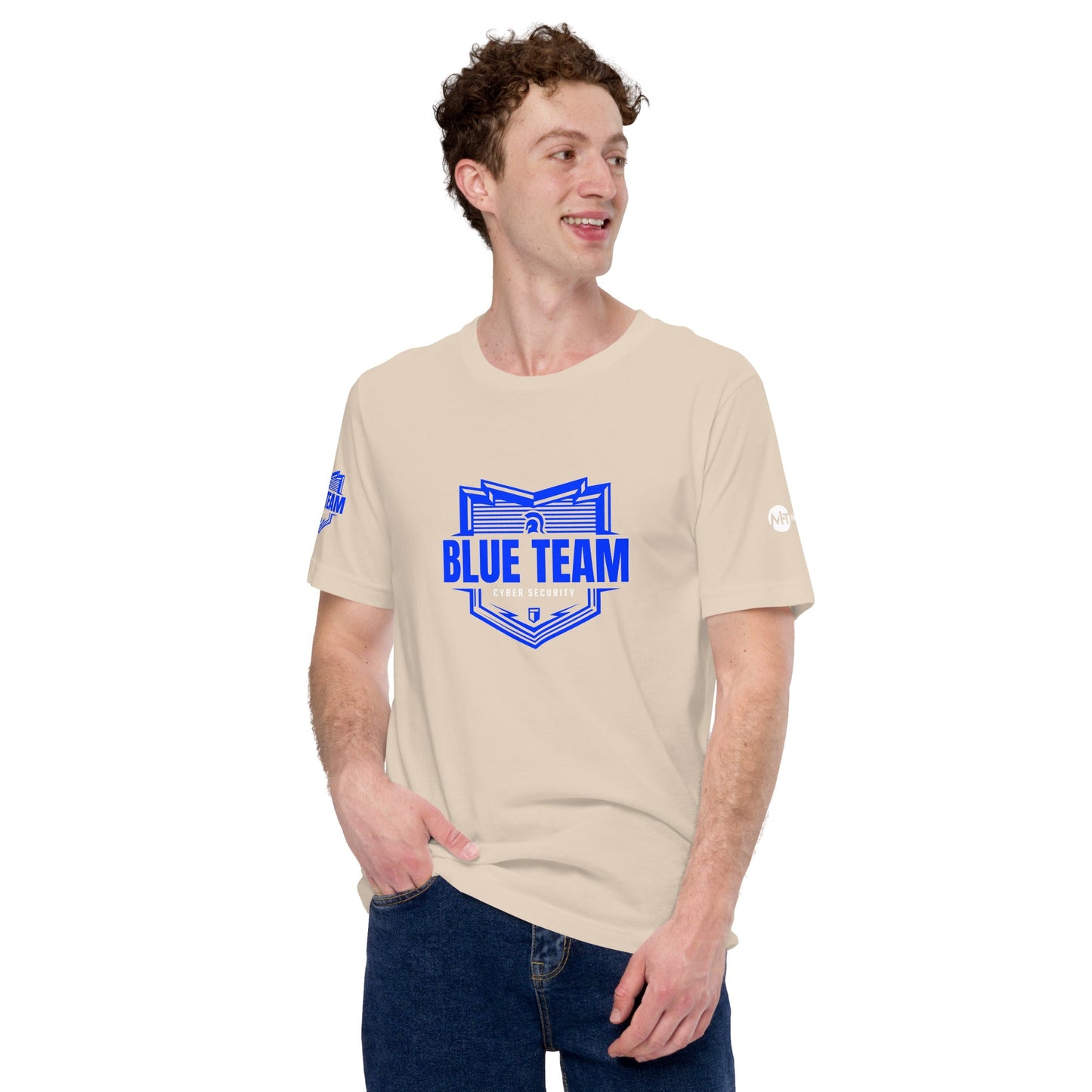 Cyber Security Blue Team - Short-Sleeve Unisex T-Shirt by DarkByteGear