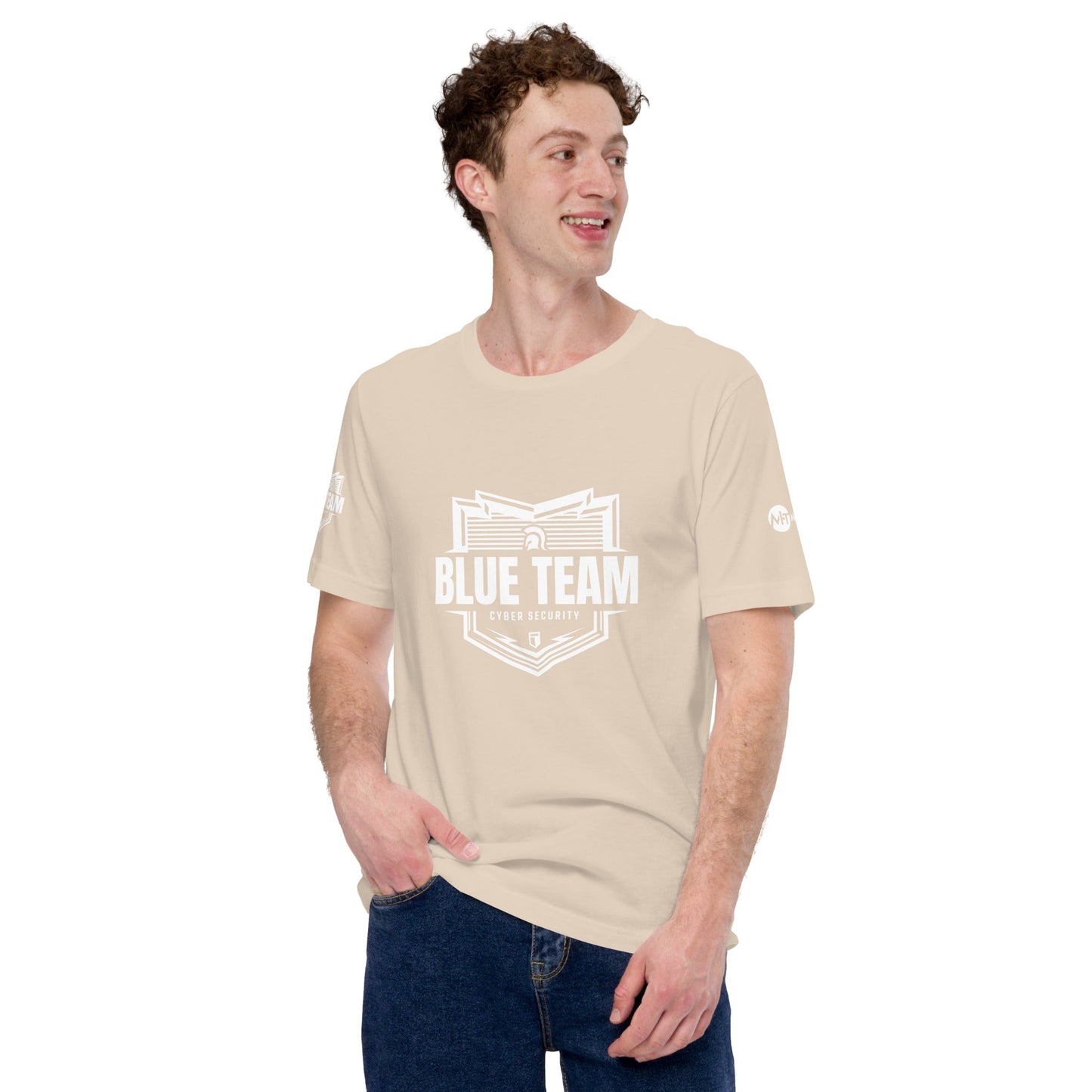 Cyber Security Blue Team v1 - Short-Sleeve Unisex T-Shirt by DarkByteGear