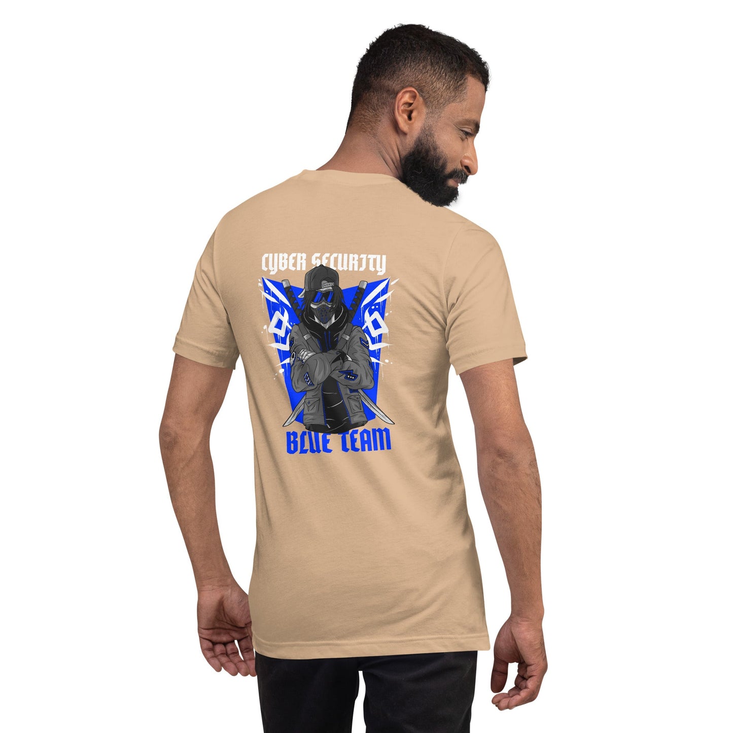 Cyber Security Blue Team V3 - Unisex t-shirt ( Back Print ) by DarkByteGear