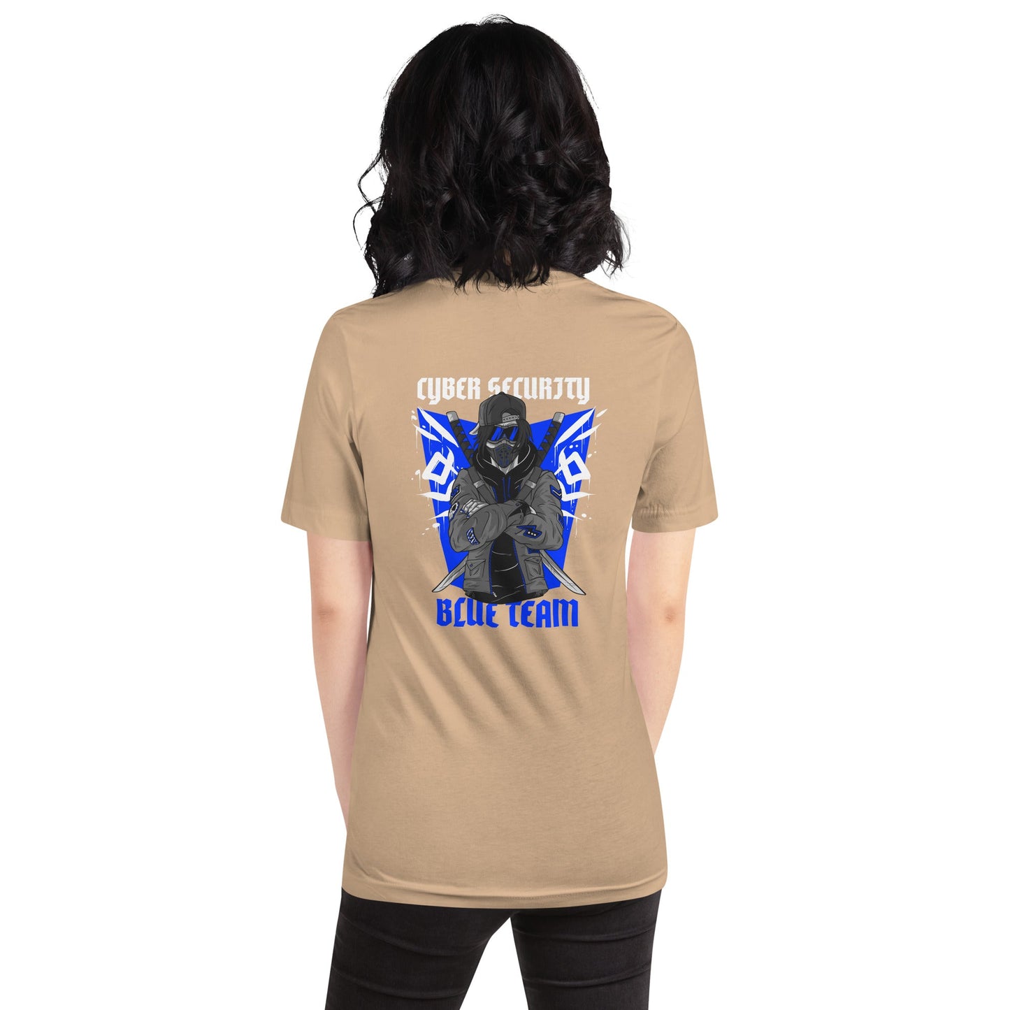 Cyber Security Blue Team V3 - Unisex t-shirt ( Back Print ) by DarkByteGear