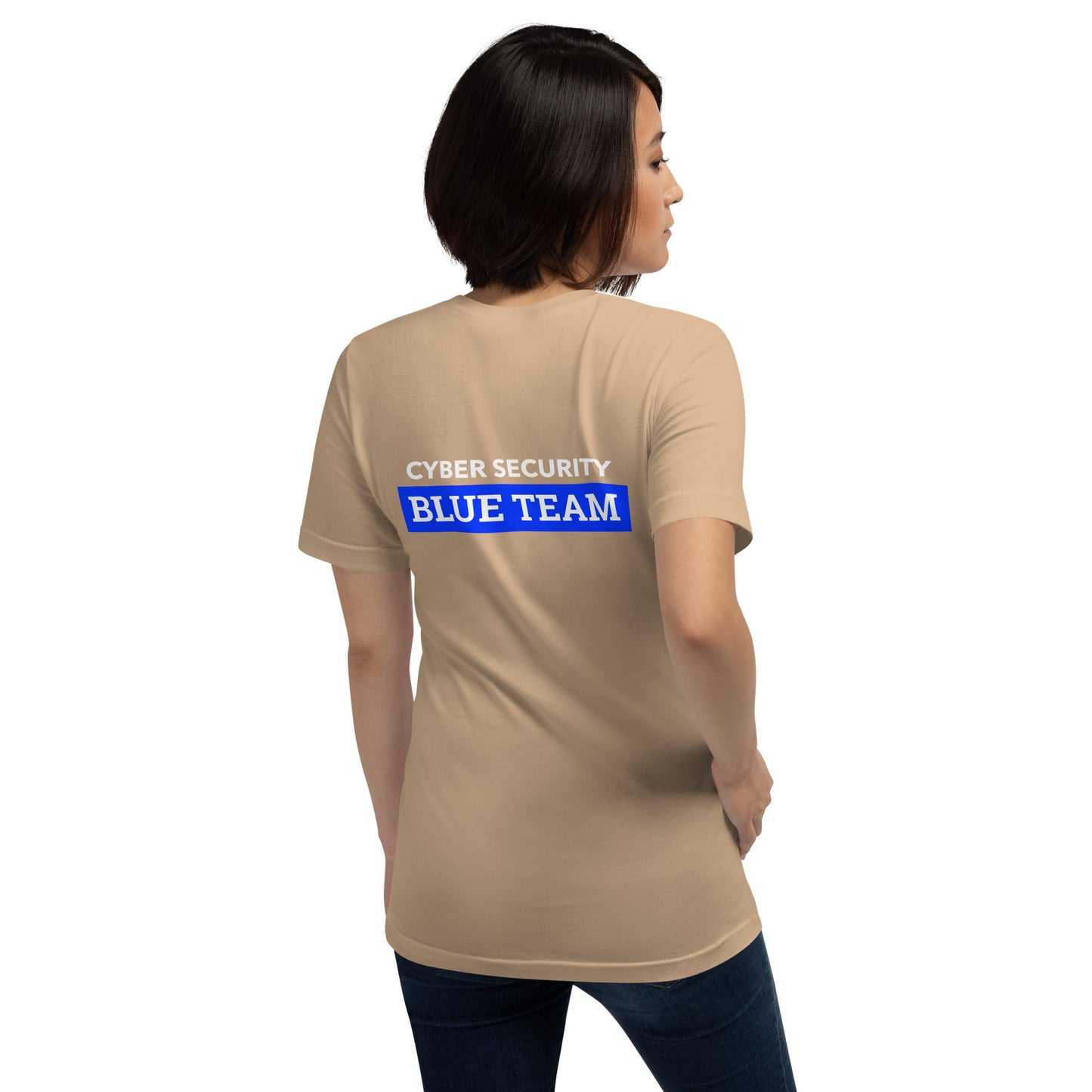 Cyber Security Blue Team V6 - Unisex t-shirt ( Back Print ) by DarkByteGear