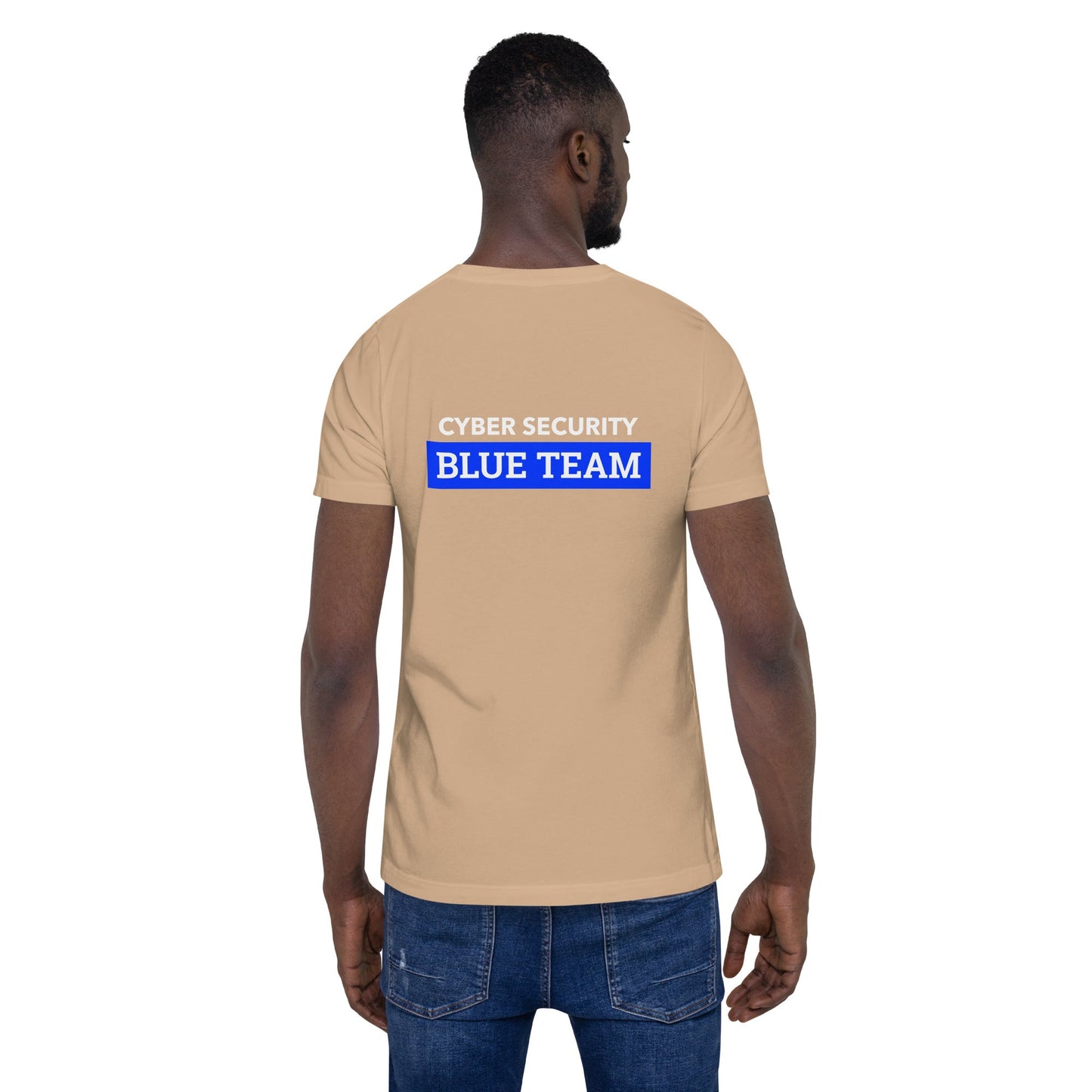 Cyber Security Blue Team V6 - Unisex t-shirt ( Back Print ) by DarkByteGear