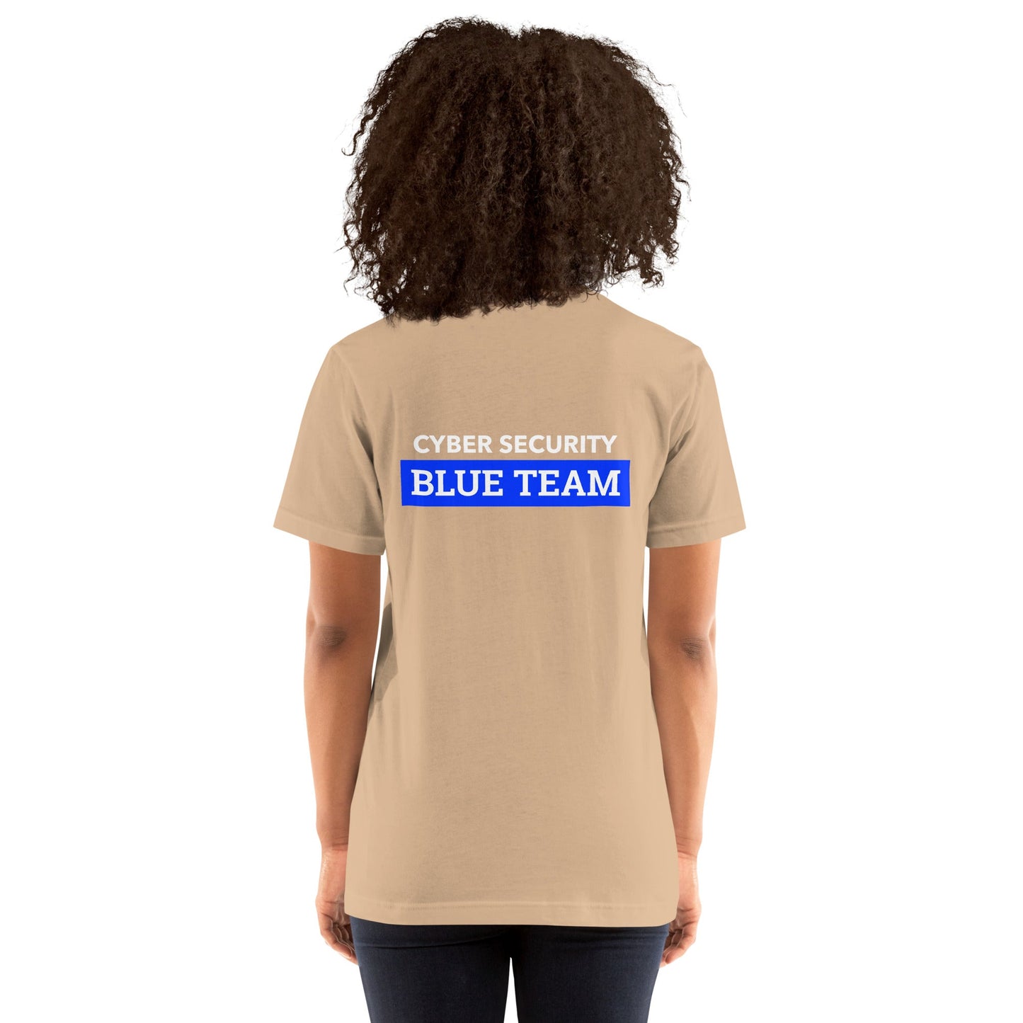 Cyber Security Blue Team V6 - Unisex t-shirt ( Back Print ) by DarkByteGear