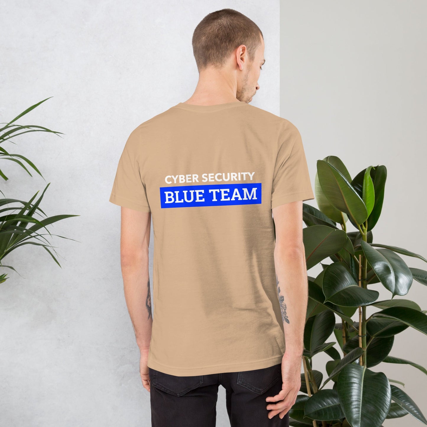 Cyber Security Blue Team V6 - Unisex t-shirt ( Back Print ) by DarkByteGear