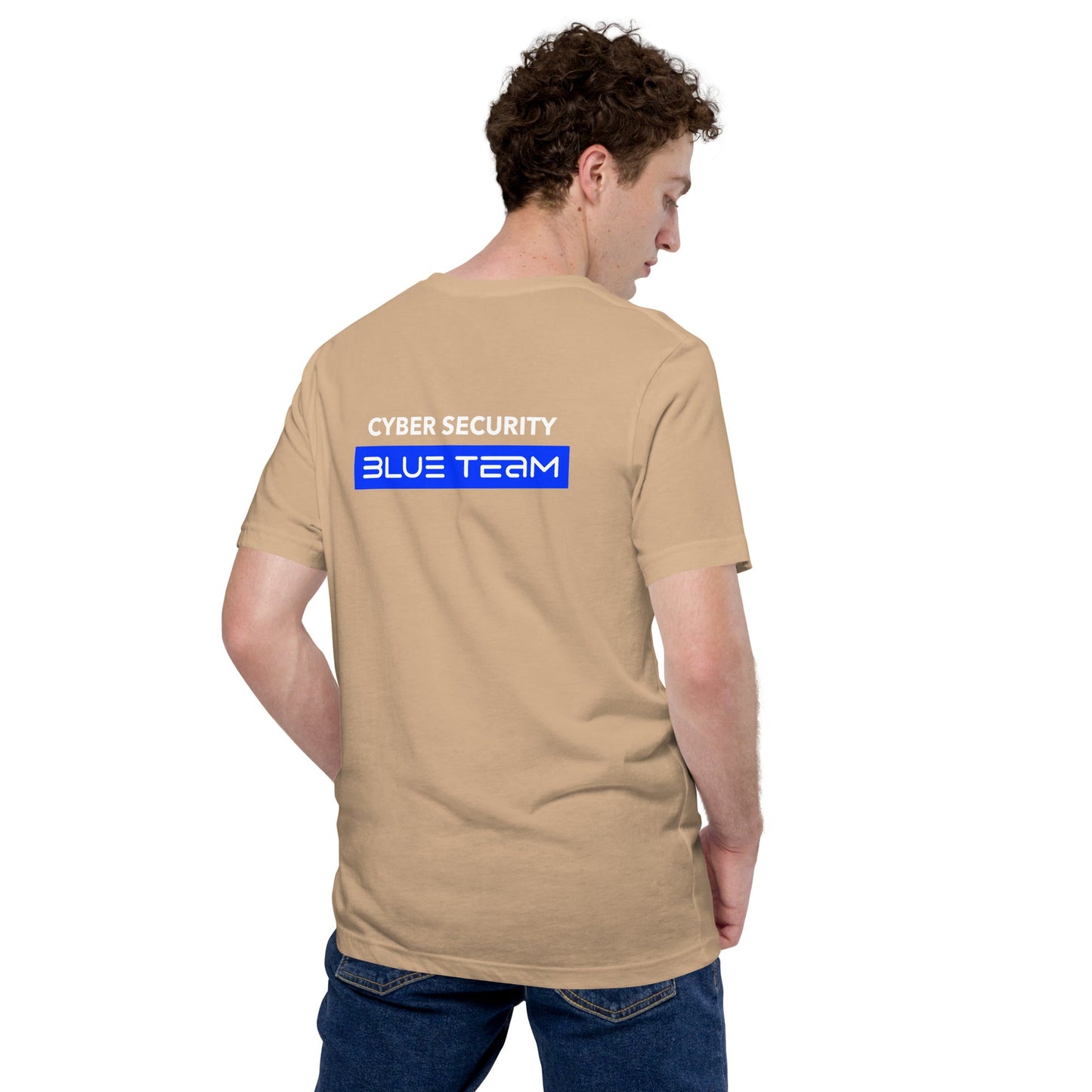 Cyber Security Blue Team V8 - Unisex t-shirt ( Back Print ) by DarkByteGear