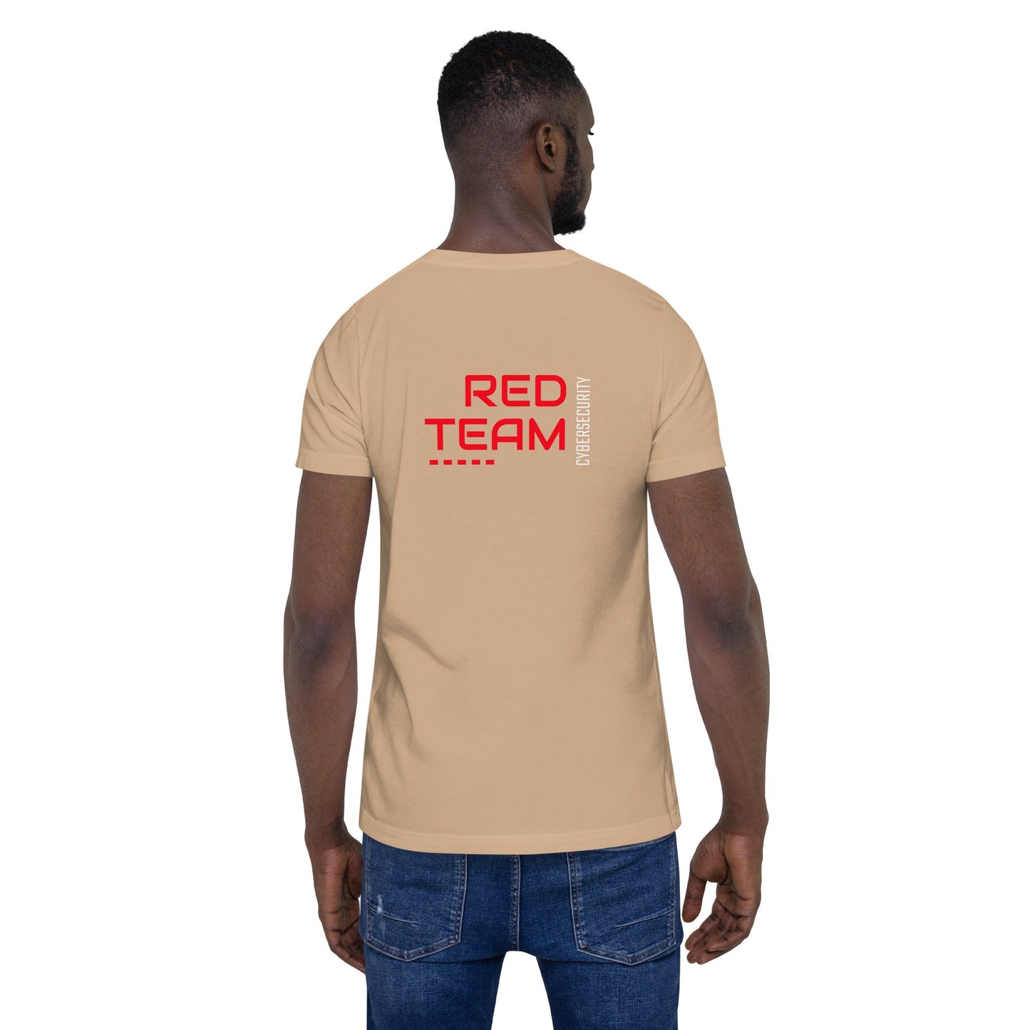 Cyber Security Red Team V14 - Unisex t-shirt ( Back Print ) by DarkByteGear