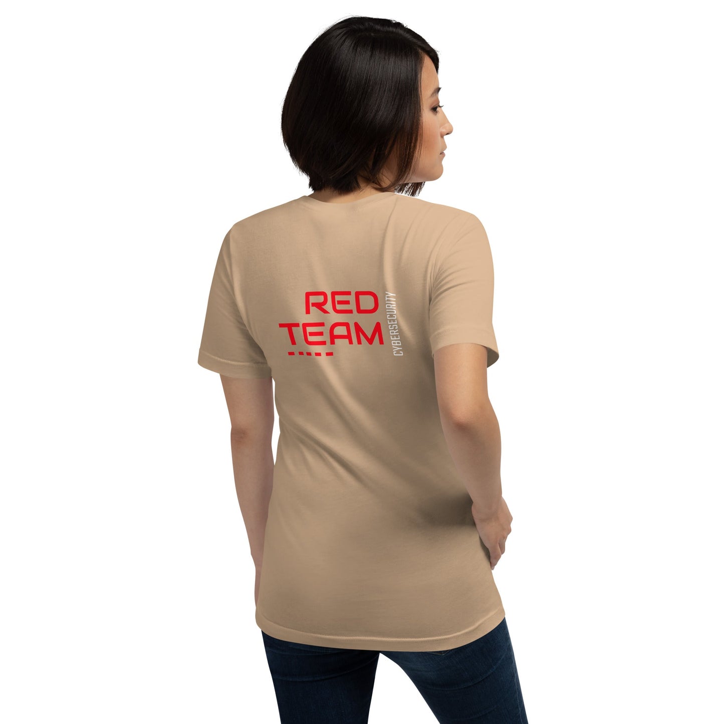 Cyber Security Red Team V14 - Unisex t-shirt ( Back Print ) by DarkByteGear