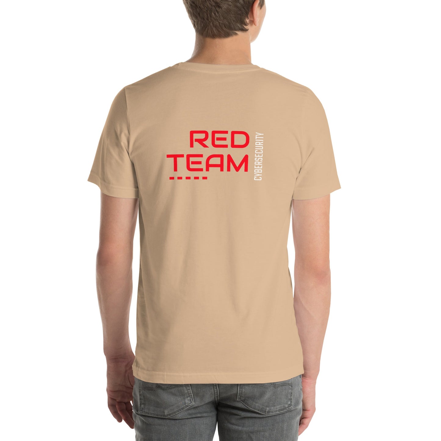 Cyber Security Red Team V14 - Unisex t-shirt ( Back Print ) by DarkByteGear