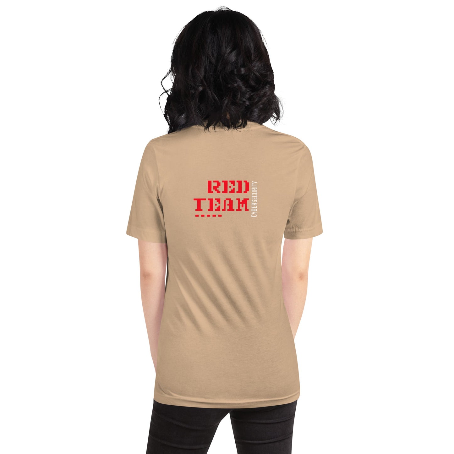Cyber Security Red Team V15 - Unisex t-shirt ( Back Print ) by DarkByteGear
