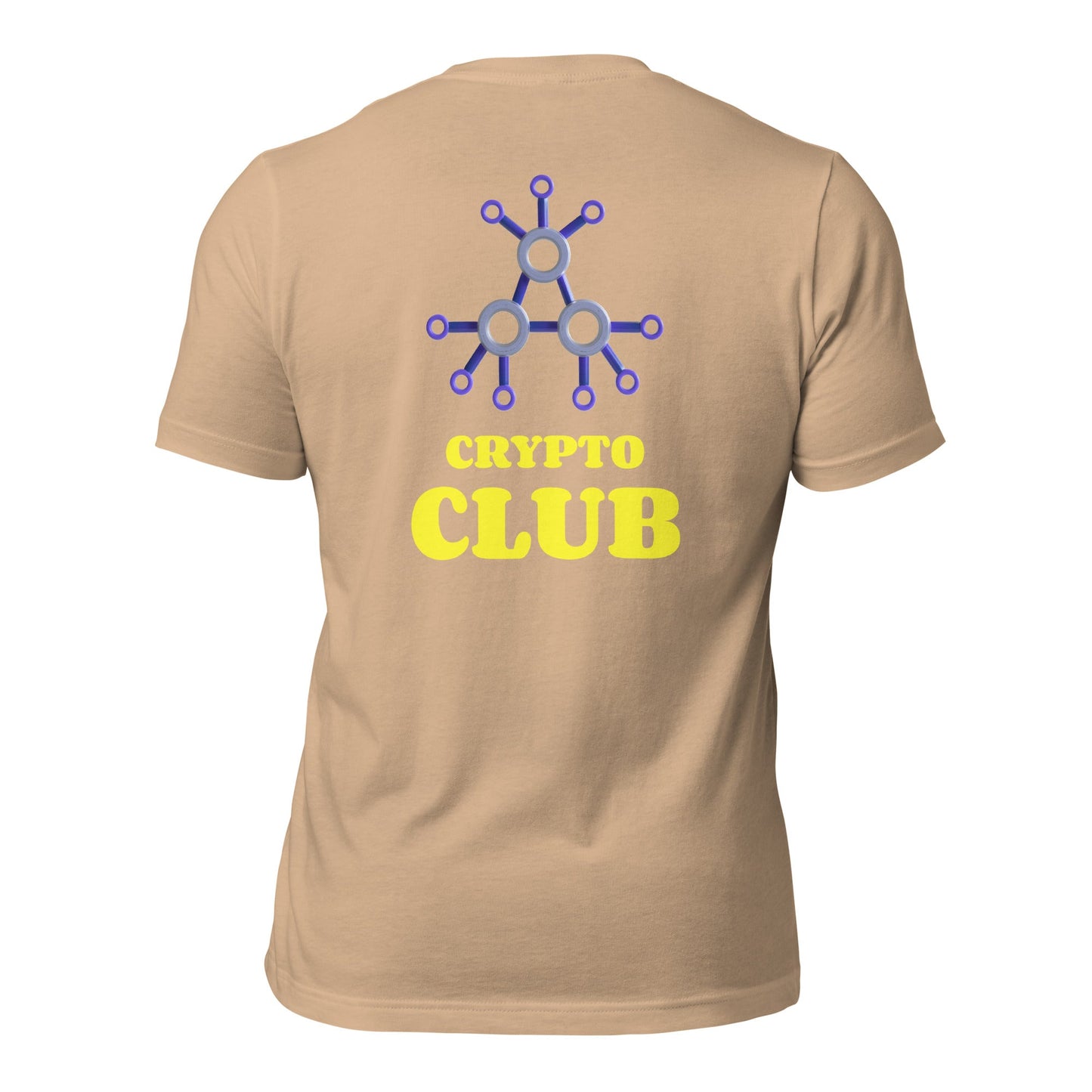 Crypto Club V1 - Unisex t-shirt ( Back Print ) by DarkByteGear