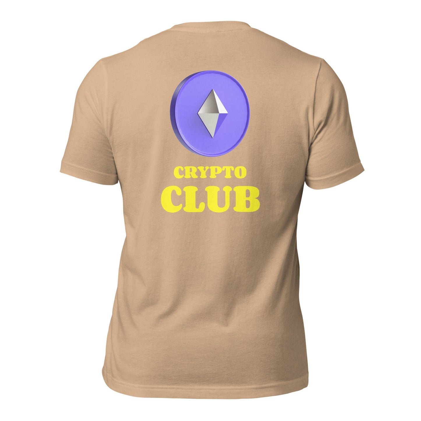 Crypto Club V2 - Unisex t-shirt ( Back Print ) by DarkByteGear