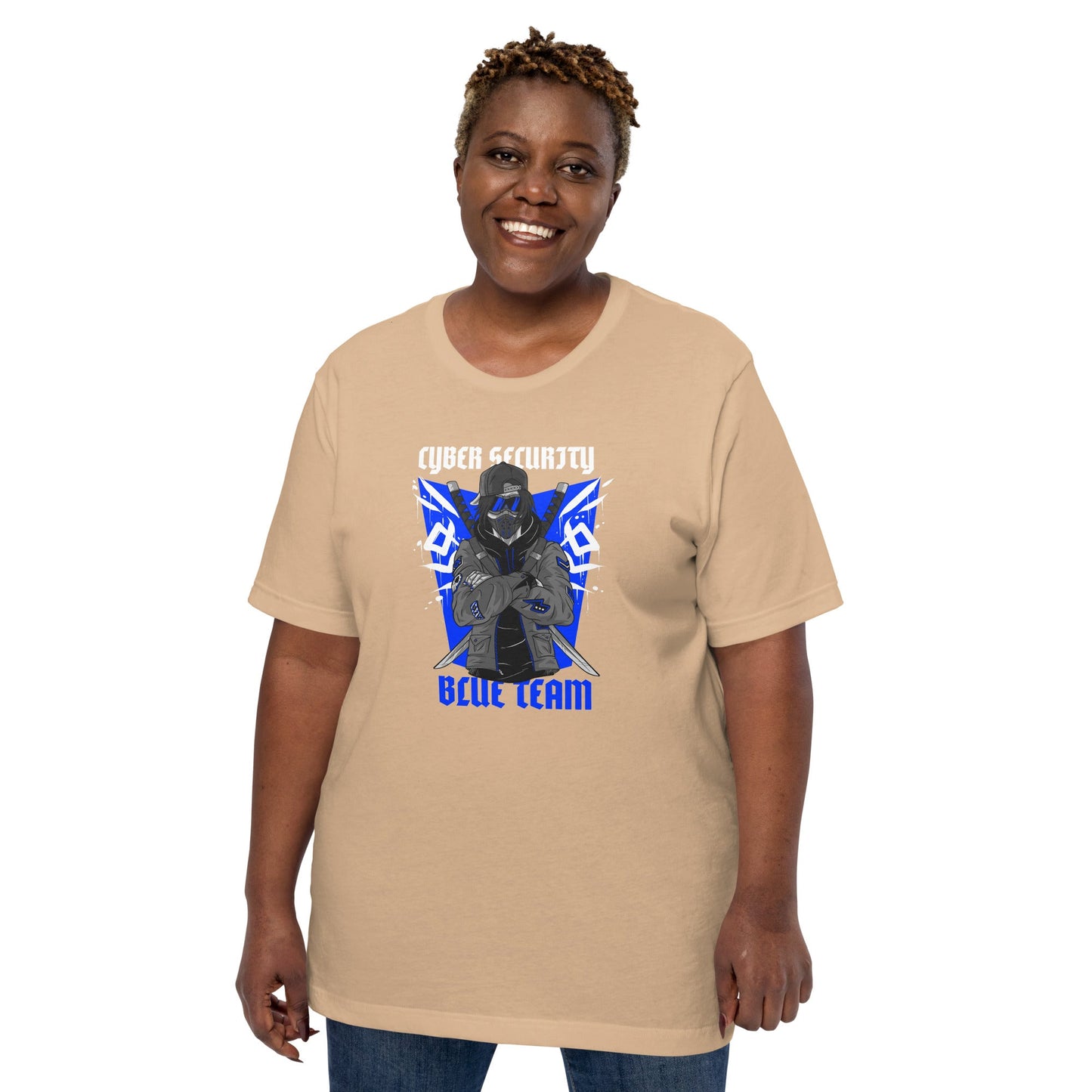 Cyber Security Blue Team V3 - Short-Sleeve Unisex T-Shirt by DarkByteGear
