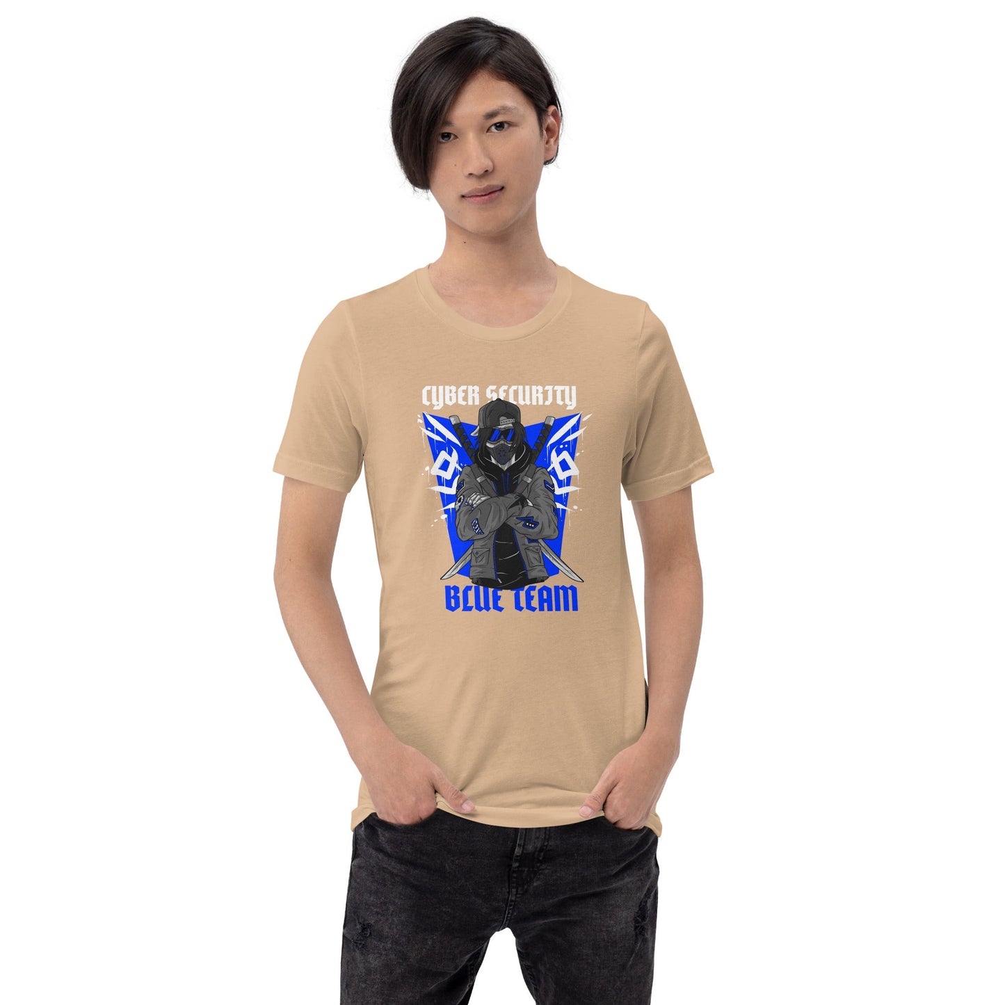 Cyber Security Blue Team V3 - Short-Sleeve Unisex T-Shirt by DarkByteGear