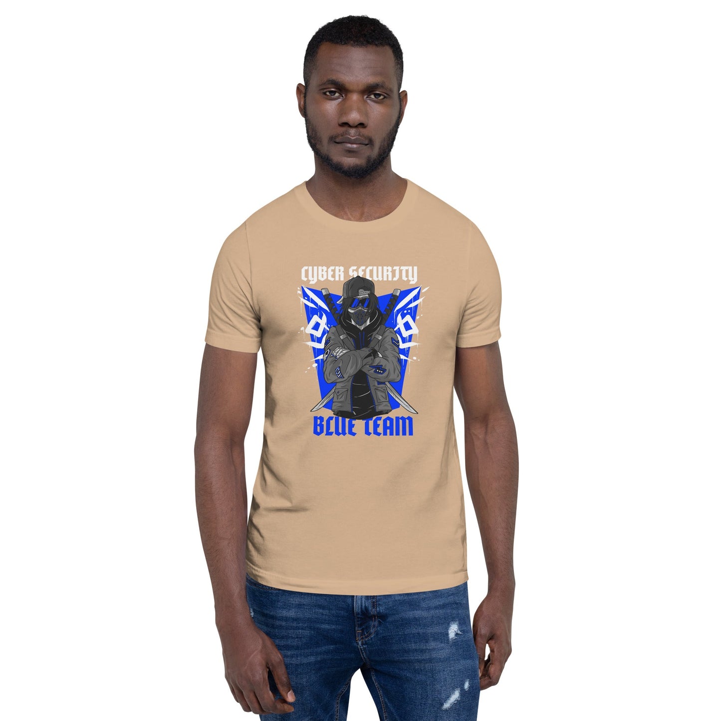 Cyber Security Blue Team V3 - Short-Sleeve Unisex T-Shirt by DarkByteGear