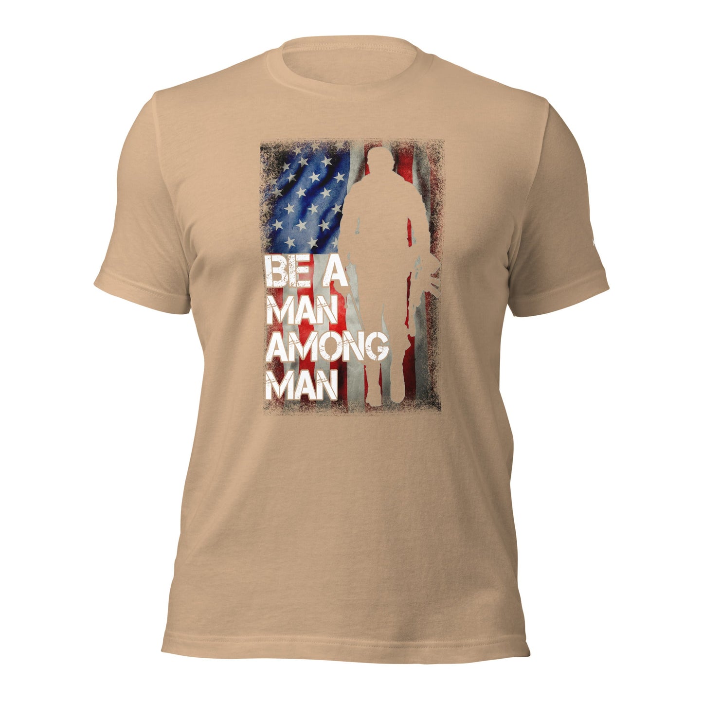 Be a man among men - Unisex t-shirt by DarkByteGear