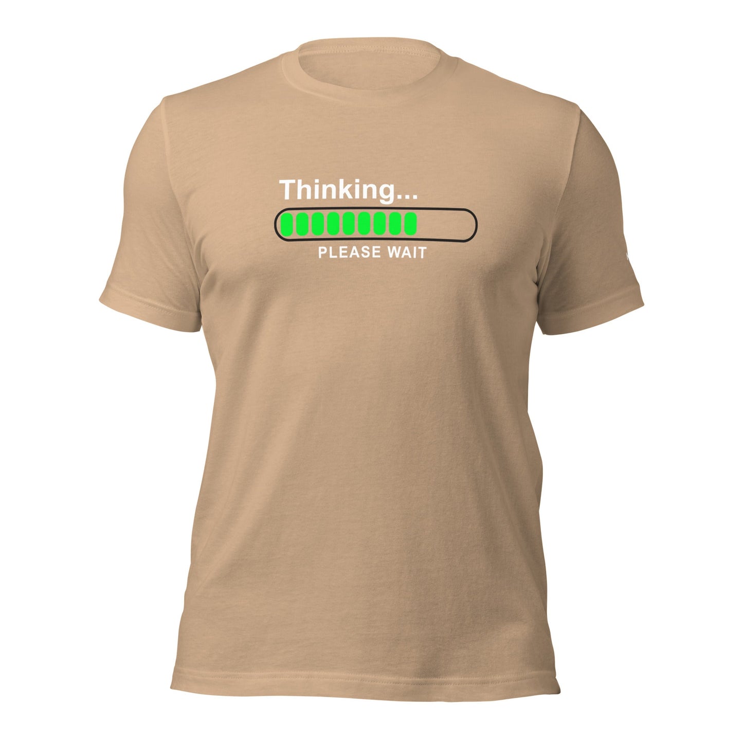 Thinking please wait - Unisex t-shirt by DarkByteGear