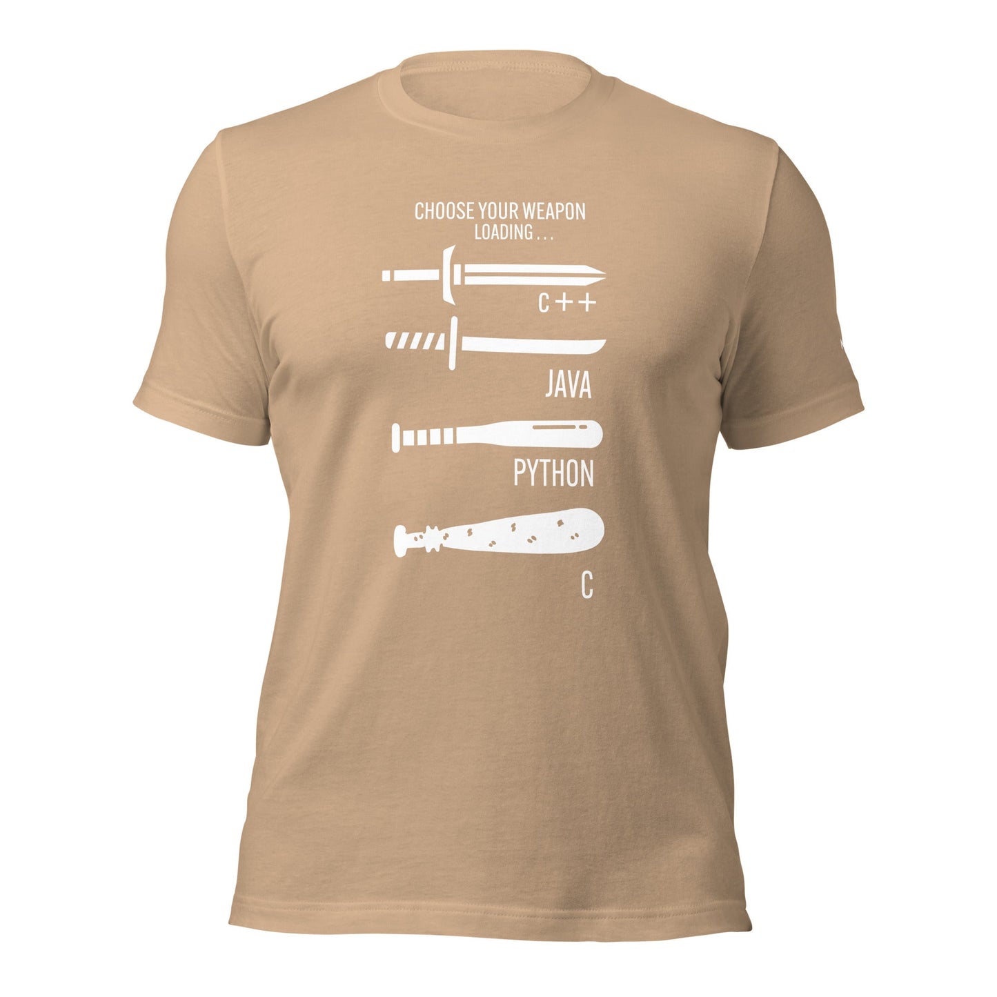 Choose your weapon v1 - Unisex t-shirt by DarkByteGear