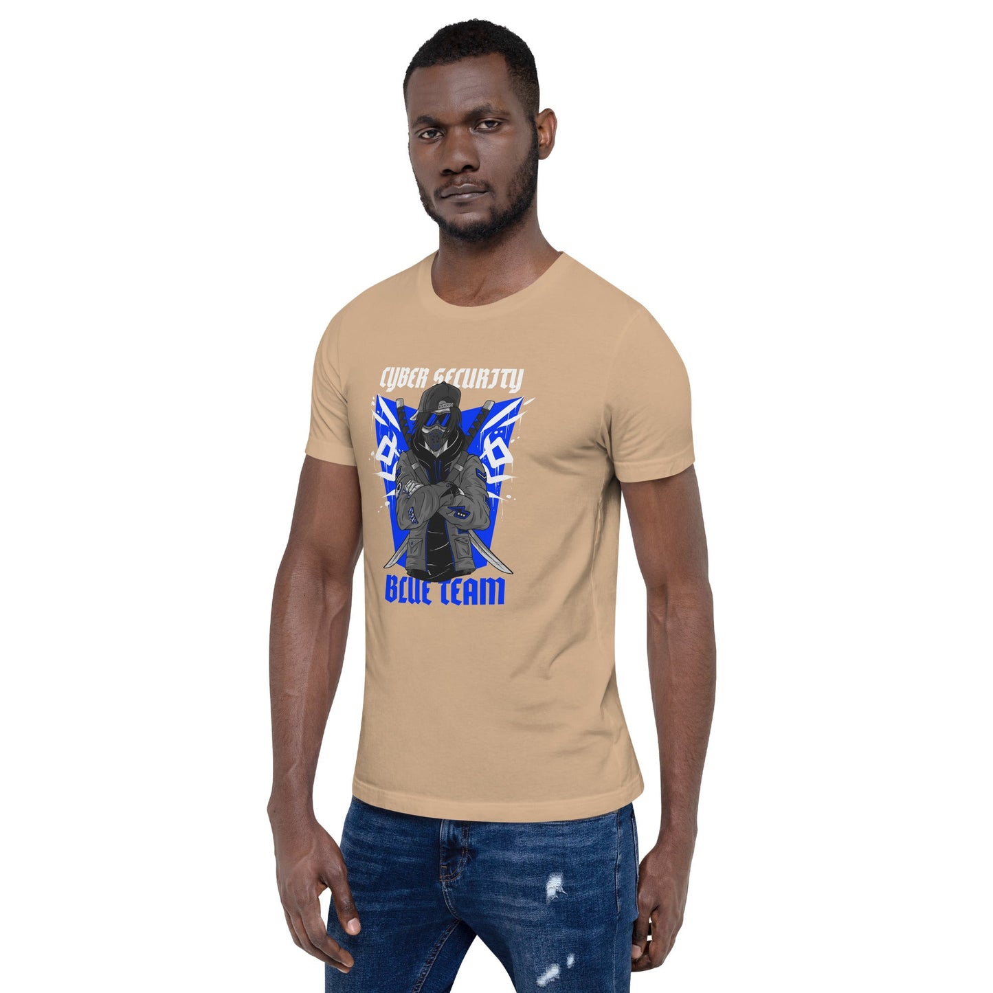 Cyber Security Blue Team V3 - Short-Sleeve Unisex T-Shirt by DarkByteGear