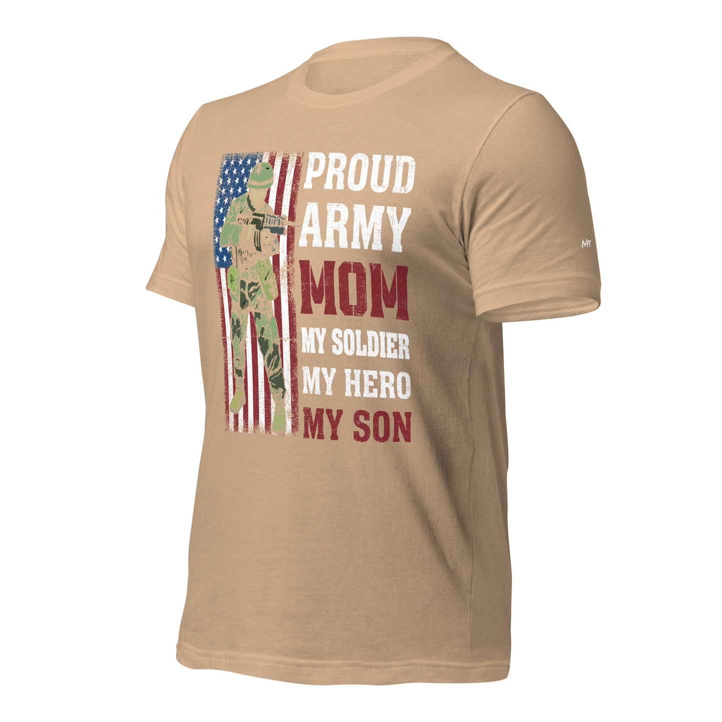 Proud Army Mom - Unisex t-shirt by DarkByteGear