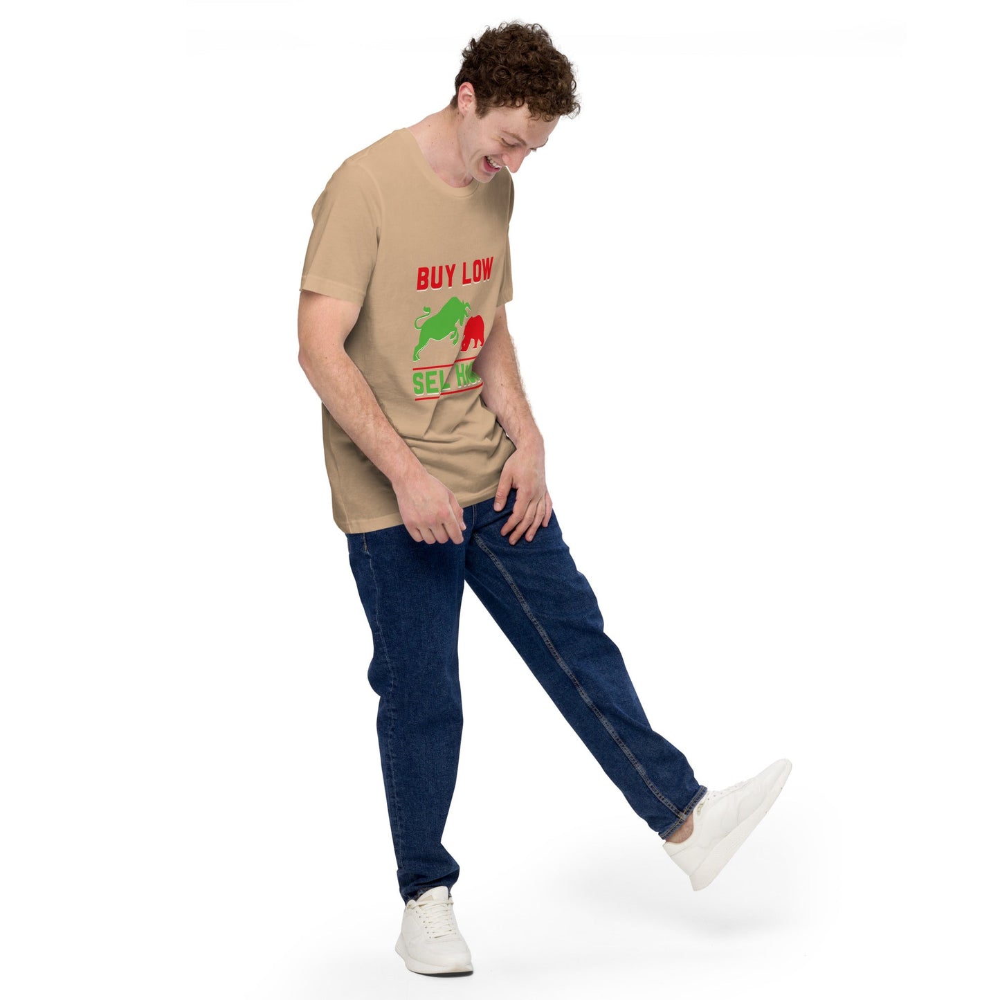 Buy low, Sell high - Unisex t-shirt by DarkByteGear