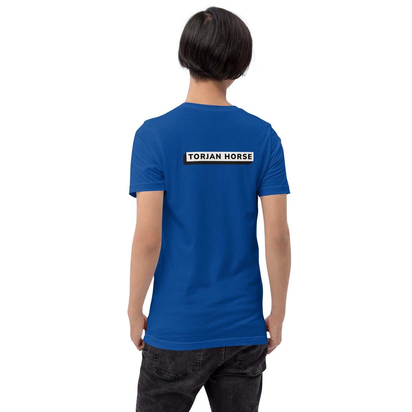 Trojan Horse - Unisex t-shirt (back print) by DarkByteGear