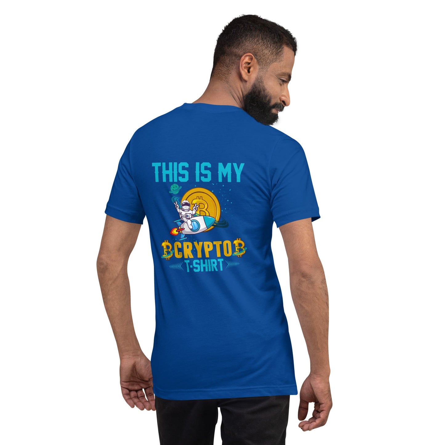This is my Crypto T-shirt with Turtle Ninja and Missile - Unisex t-shirt by DarkByteGear