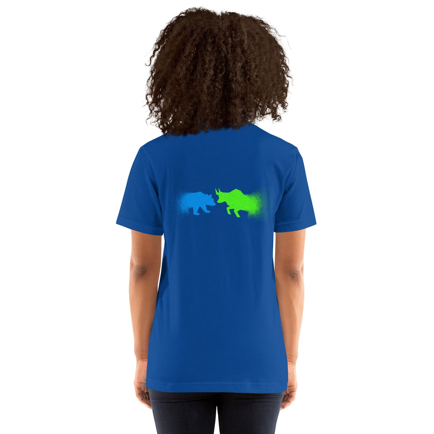 Bearish And Bullish (DB) - Unisex t-shirt ( Back Print ) by DarkByteGear