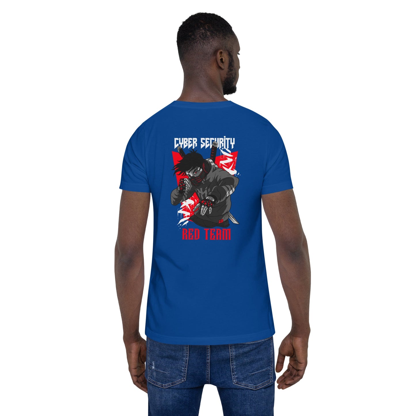 Cyber Security Red Team V3 - Unisex t-shirt ( Back Print ) by DarkByteGear
