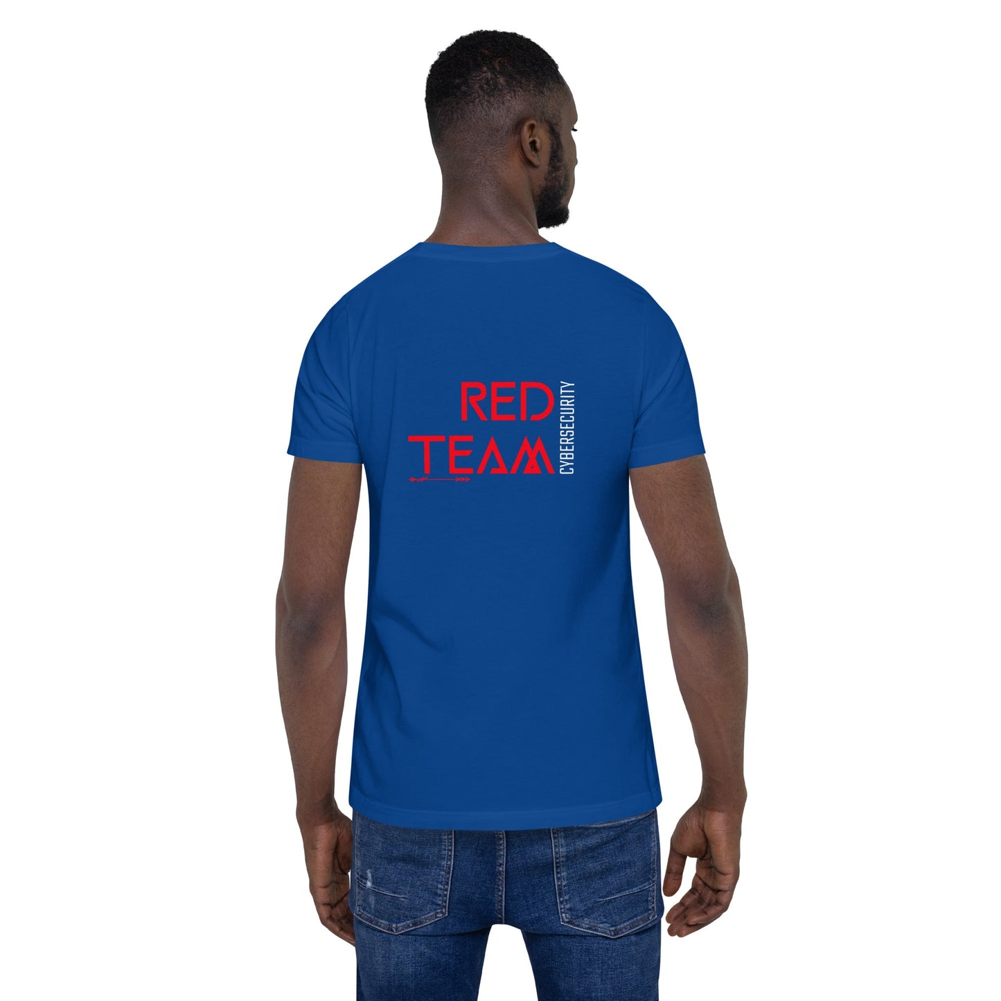 Cyber Security Red Team V4 - Unisex t-shirt ( Back Print ) by DarkByteGear