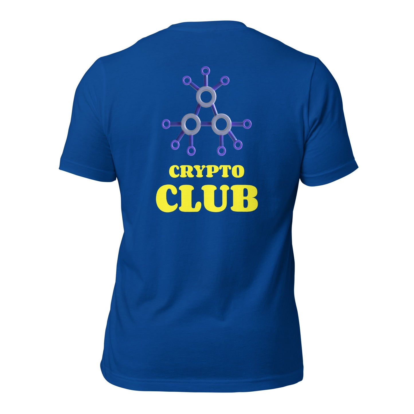 Crypto Club V1 - Unisex t-shirt ( Back Print ) by DarkByteGear